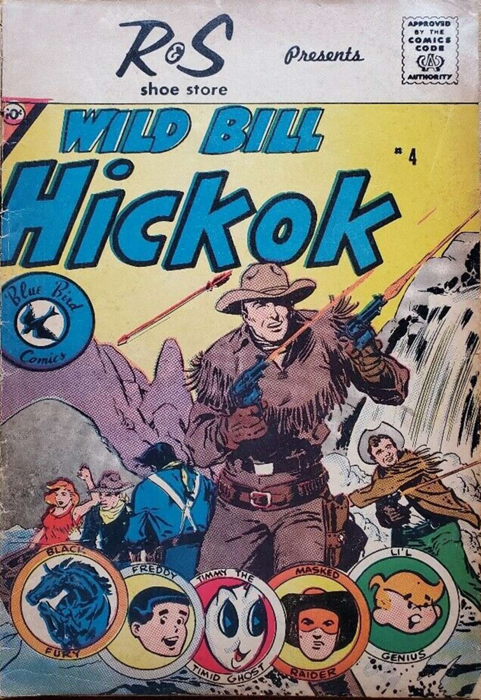 Book Cover For Wild Bill Hickok 4 (Blue Bird)