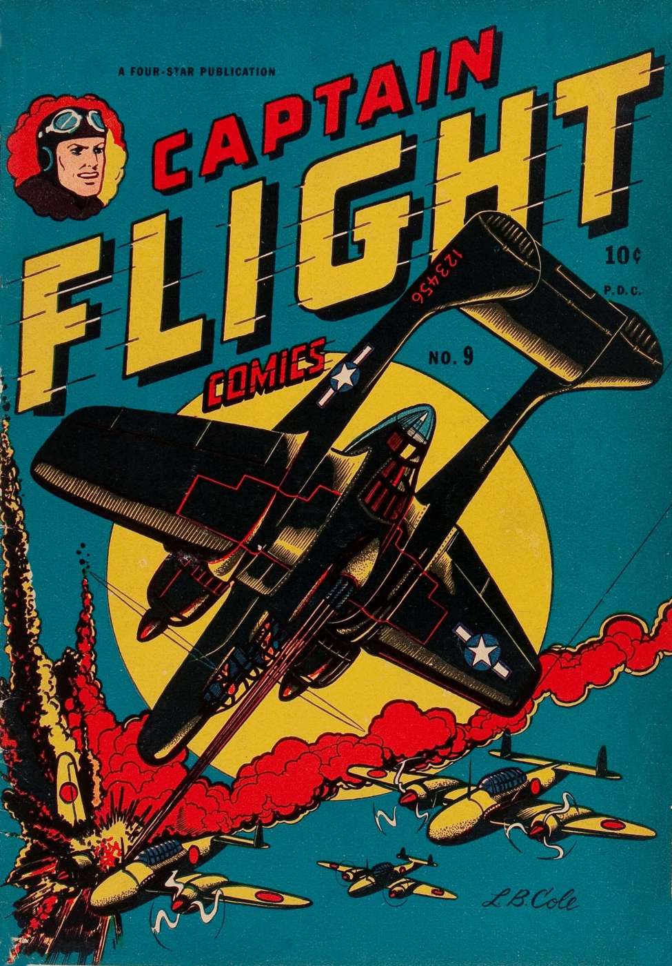 Book Cover For Captain Flight Comics 9 - Version 2