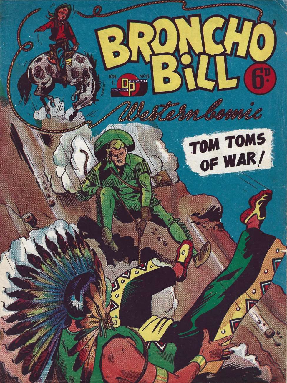 Comic Book Cover For Broncho Bill v1 5