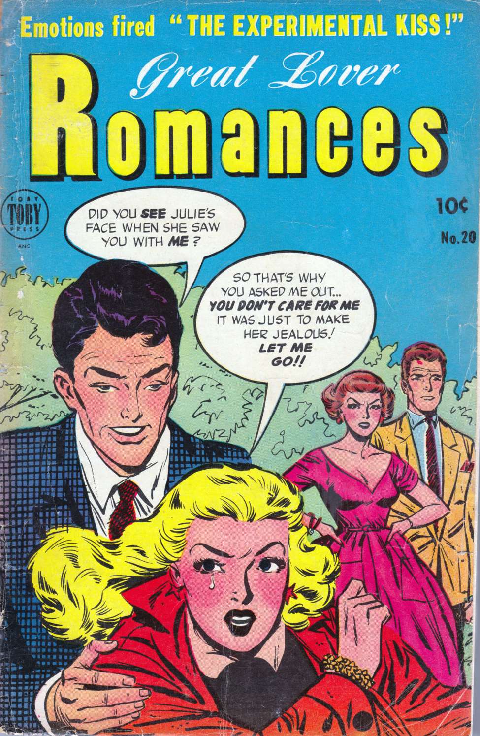 Comic Book Cover For Great Lover Romances 20