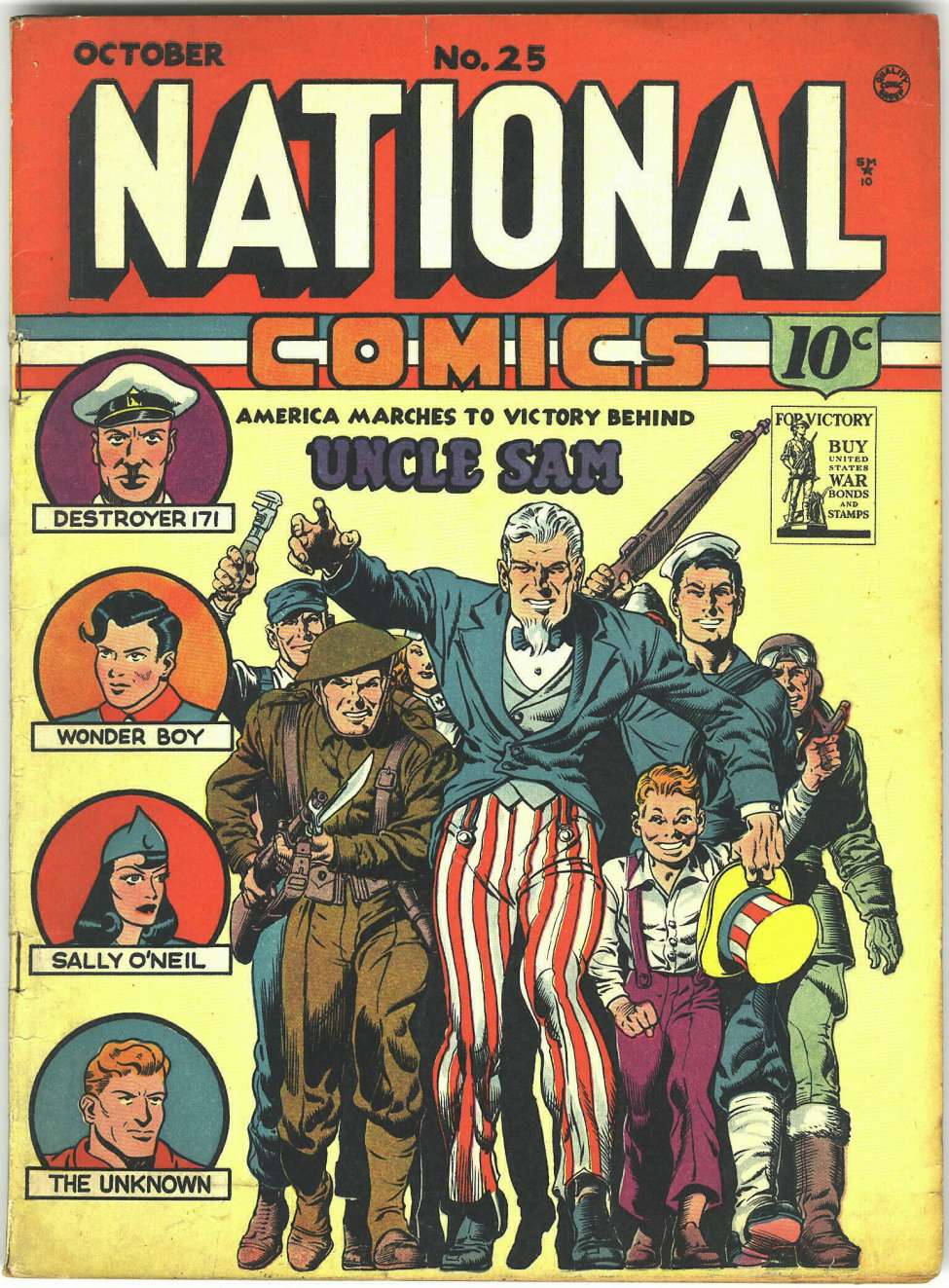 Comic Book Cover For National Comics 25 (paper/fiche)