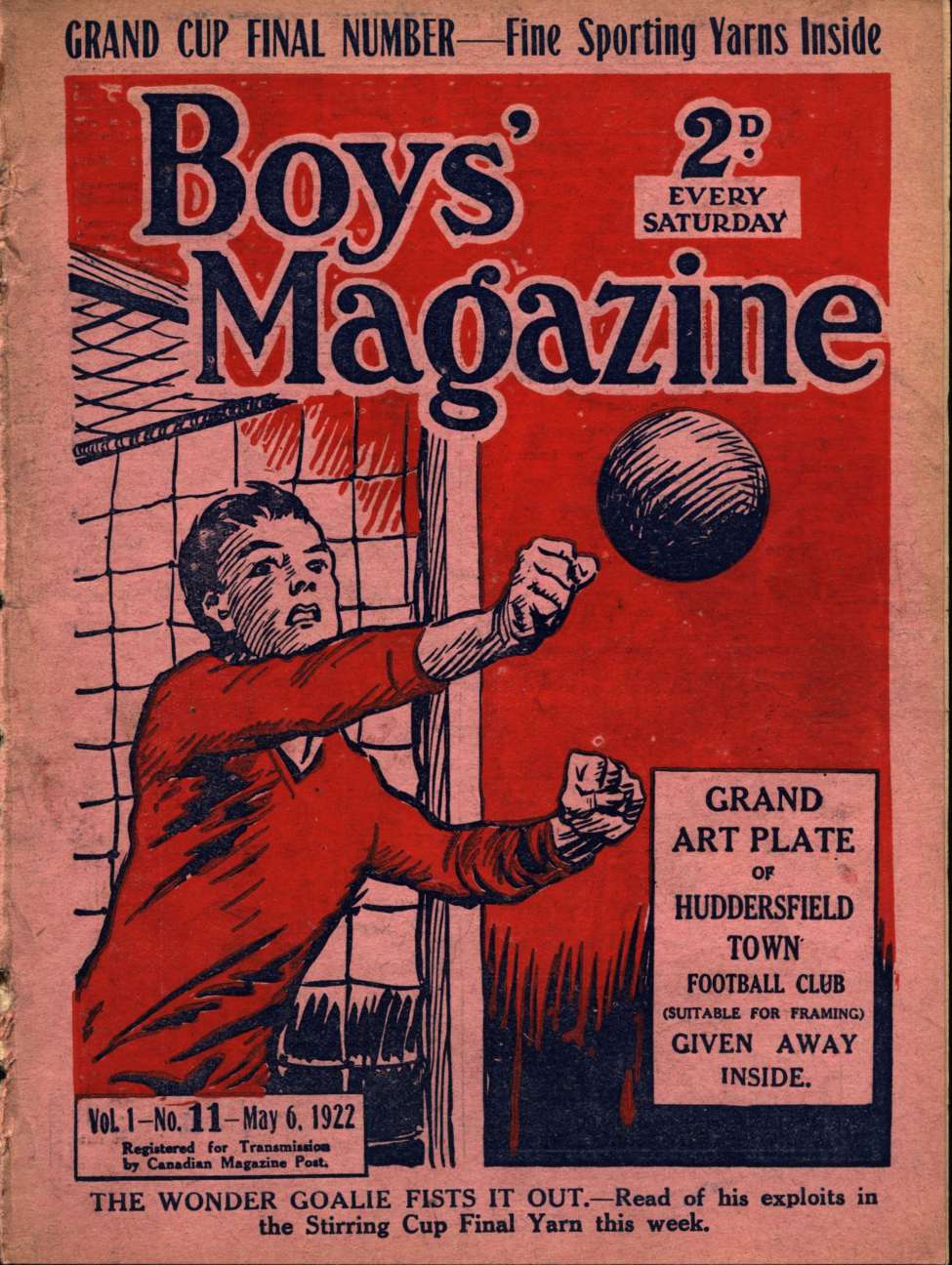 Comic Book Cover For Boys' Magazine 11