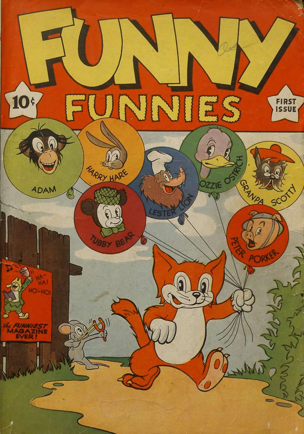 Comic Book Cover For Funny Funnies 1