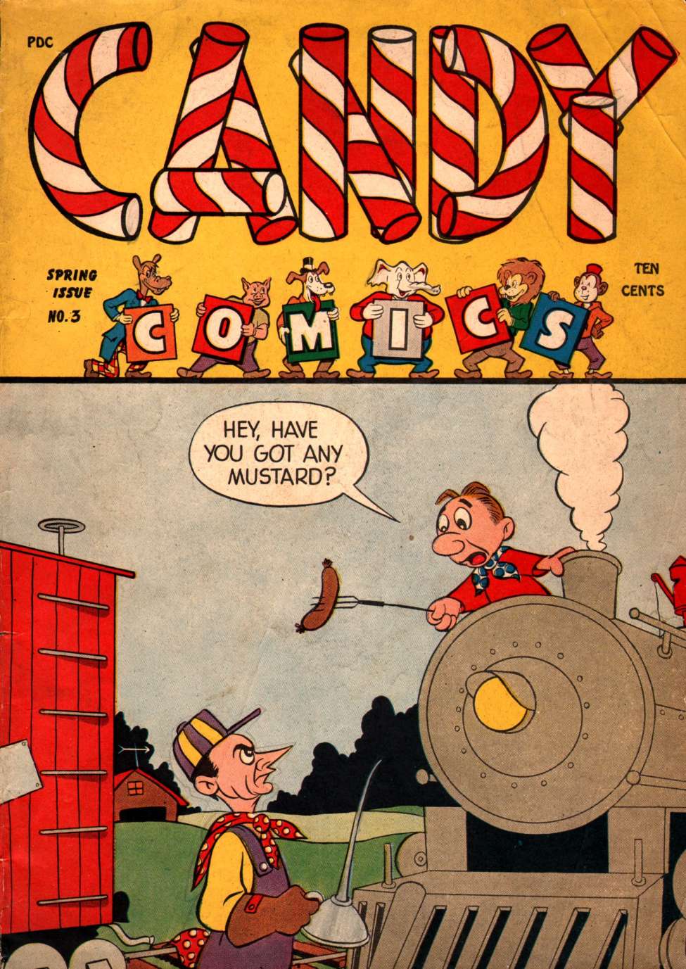 Comic Book Cover For Candy Comics 3 - Version 2