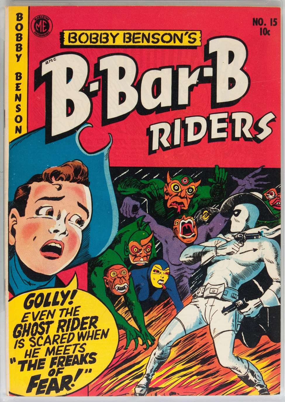 Comic Book Cover For Bobby Benson's B-Bar-B Riders 15