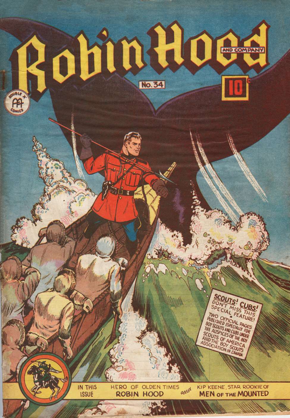 Comic Book Cover For Robin Hood and Company 34