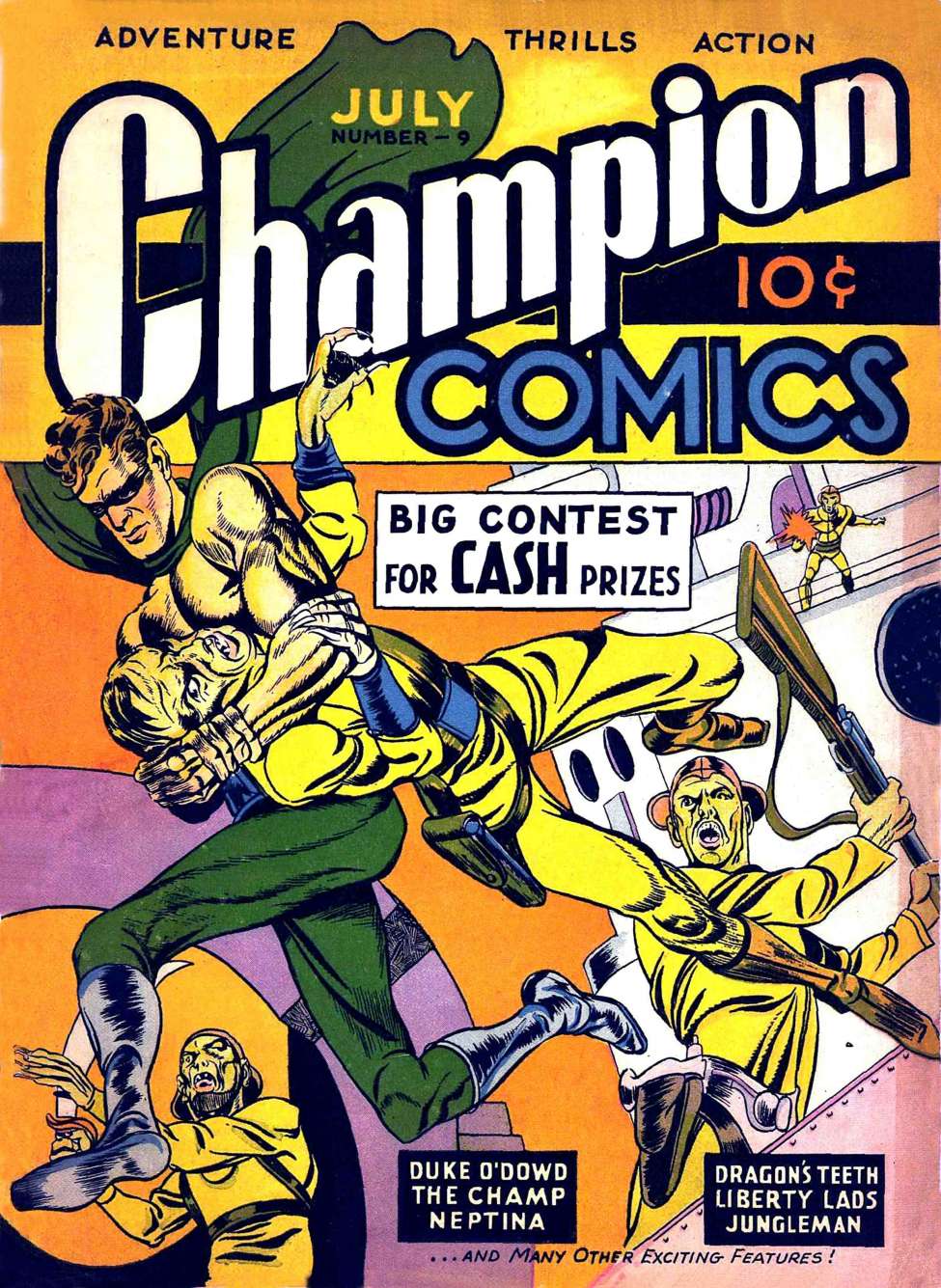 Book Cover For Champion Comics 9 (6 fiche)