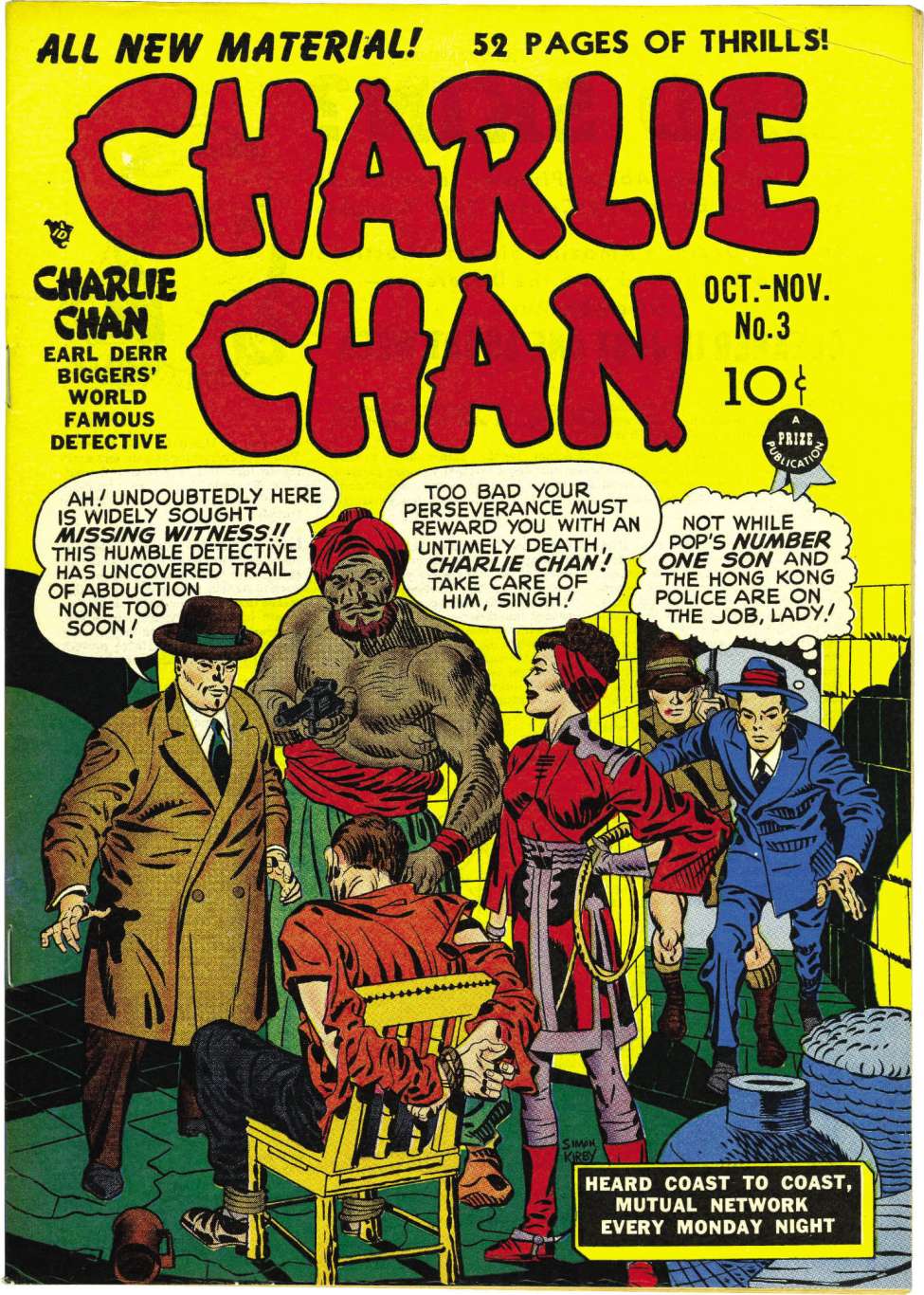 Comic Book Cover For Charlie Chan 3