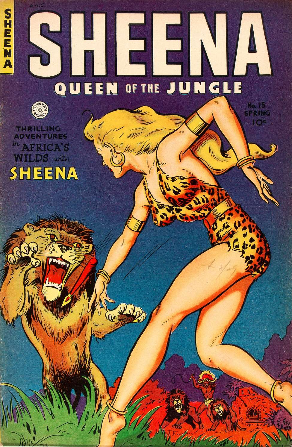 Comic Book Cover For Sheena, Queen of the Jungle 15 - Version 2
