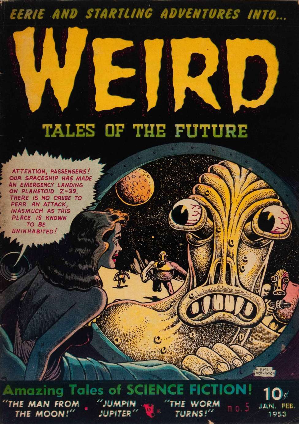 Book Cover For Weird Tales of the Future 5