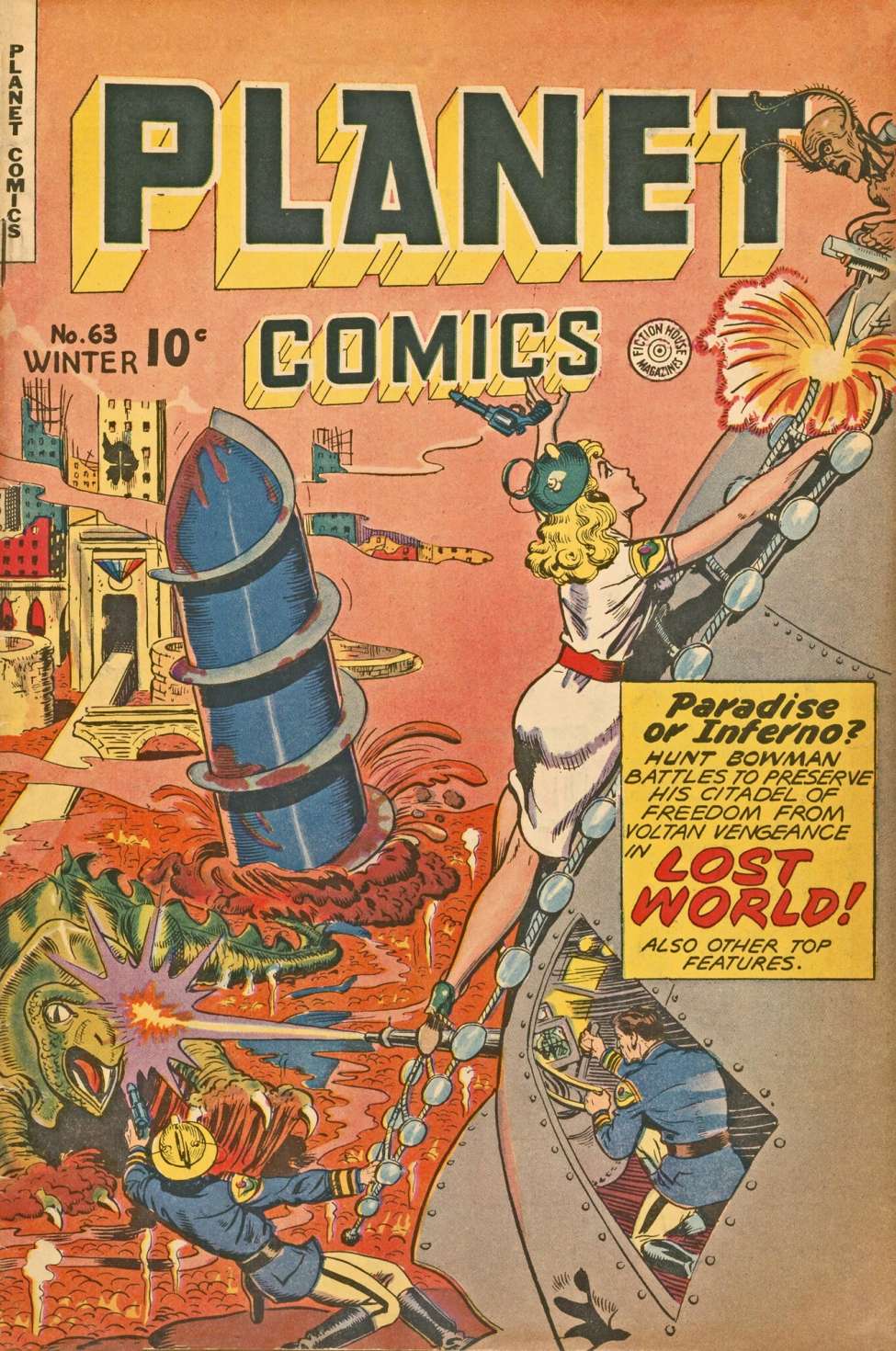 Comic Book Cover For Planet Comics 63 - Version 2