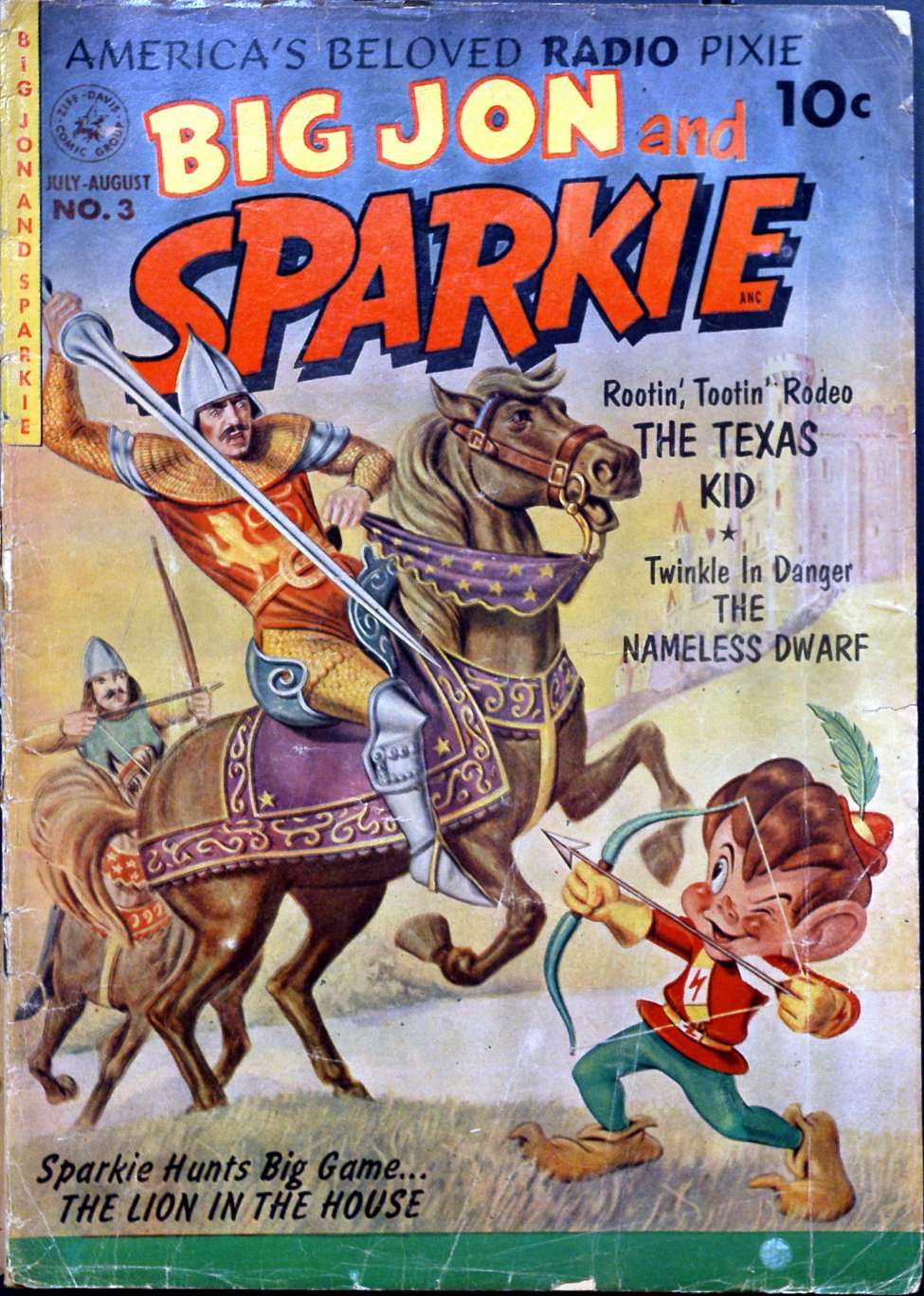 Comic Book Cover For Sparkie, Radio Pixie 3