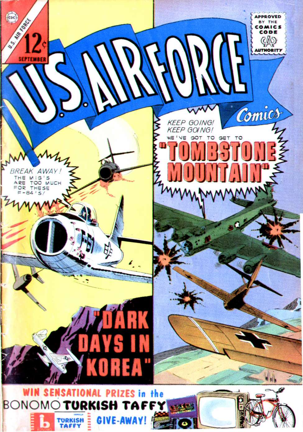 Comic Book Cover For U.S. Air Force Comics 29