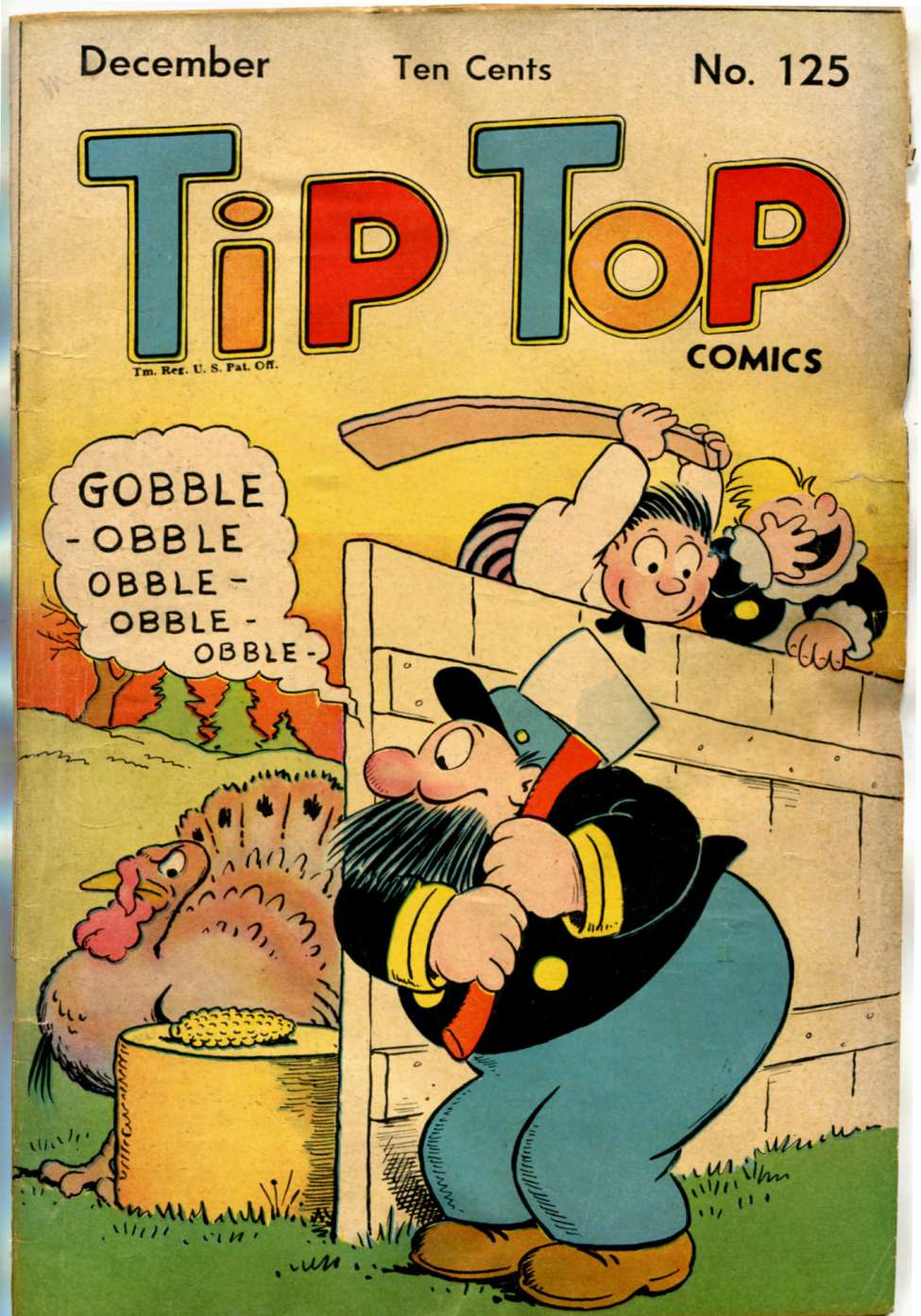 Comic Book Cover For Tip Top Comics 125