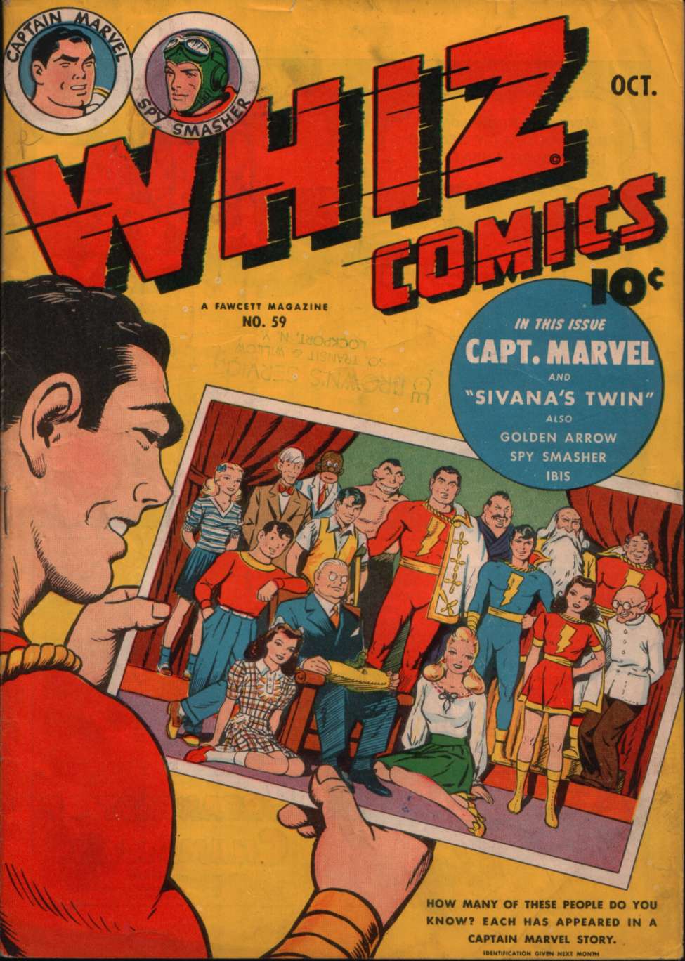 Book Cover For Whiz Comics 59 - Version 1