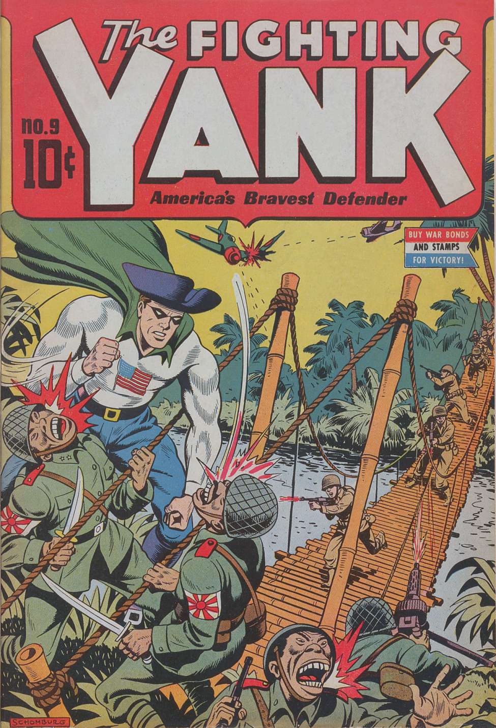 Comic Book Cover For The Fighting Yank 9 - Version 2