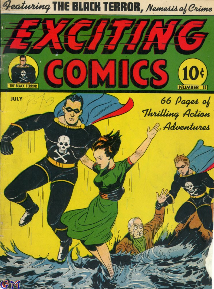 Book Cover For Exciting Comics 11 - Version 1