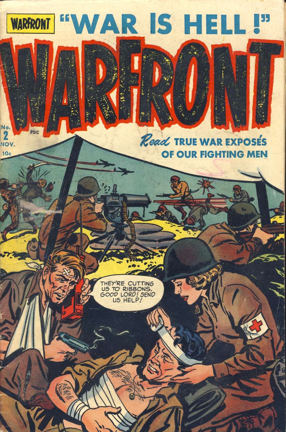 Comic Book Cover For Warfront 2