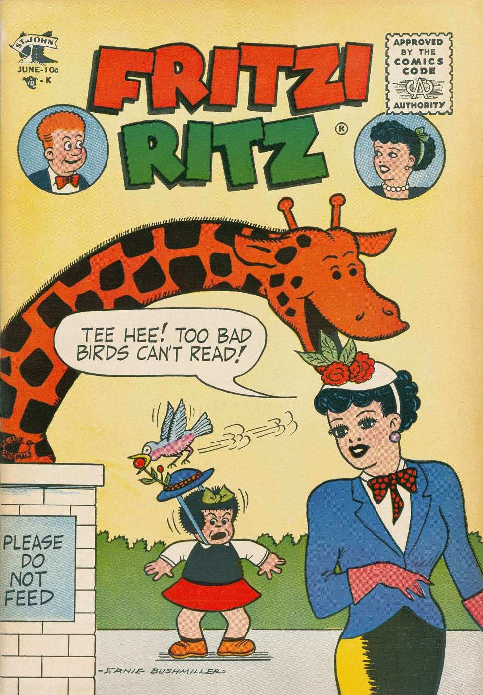 Comic Book Cover For Fritzi Ritz 54