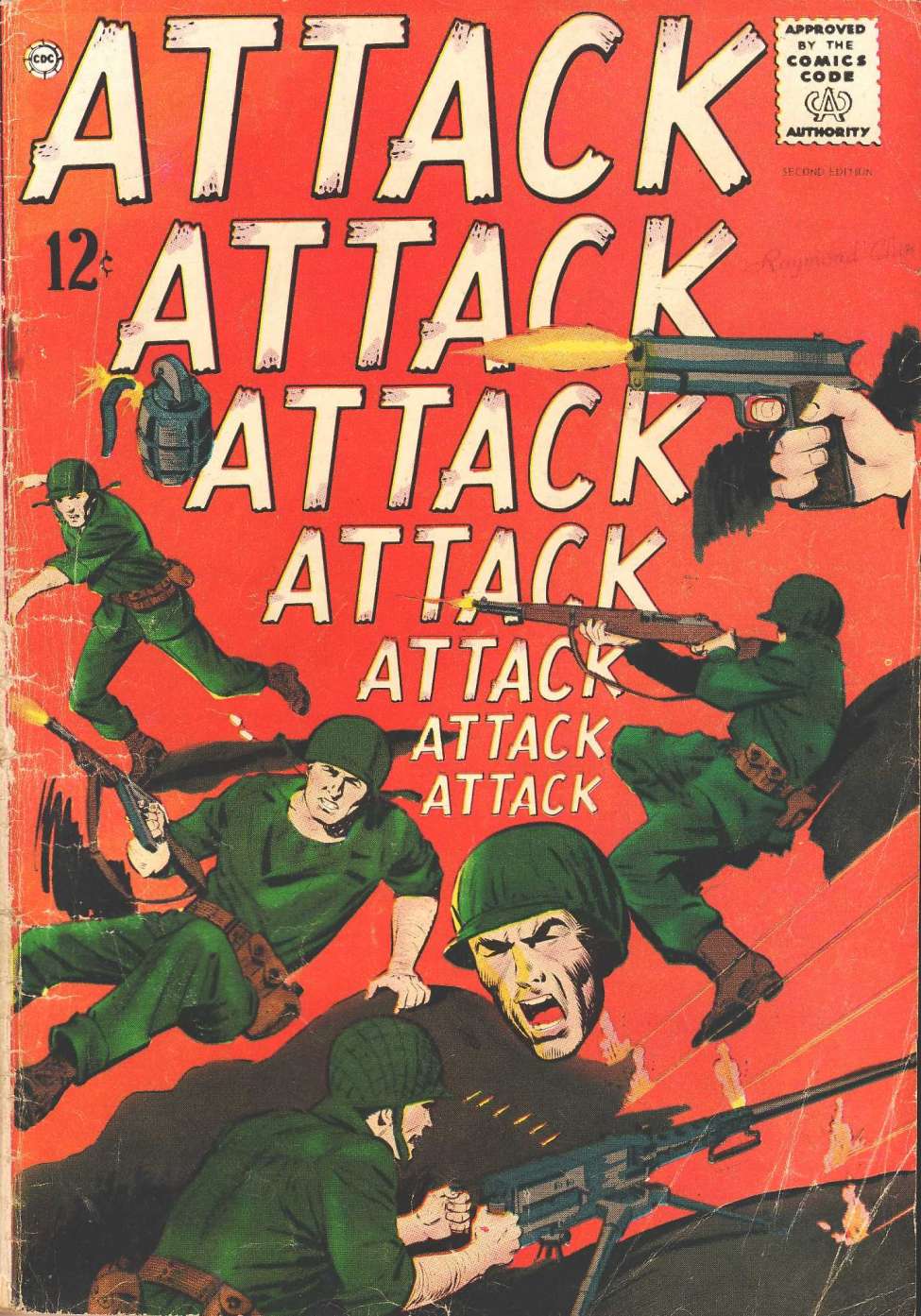 Comic Book Cover For Attack v2 2