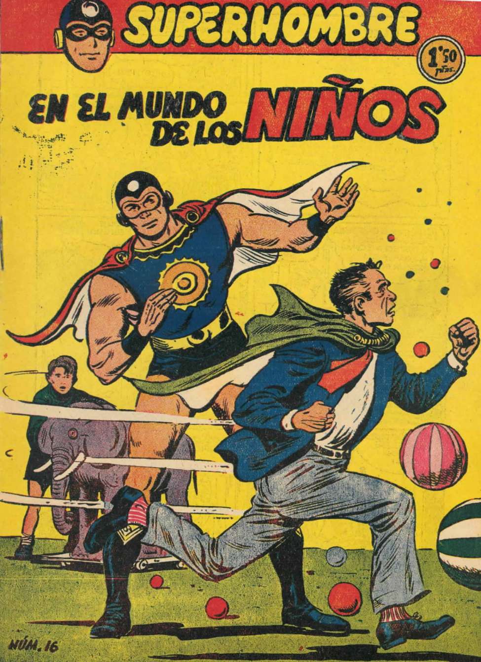 Comic Book Cover For SuperHombre 16 En el mundo de los ninos