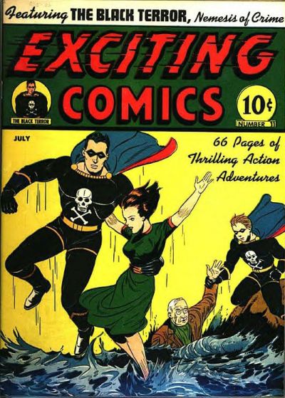 Comic Book Cover For Exciting Comics 11 (1 story) - Version 3