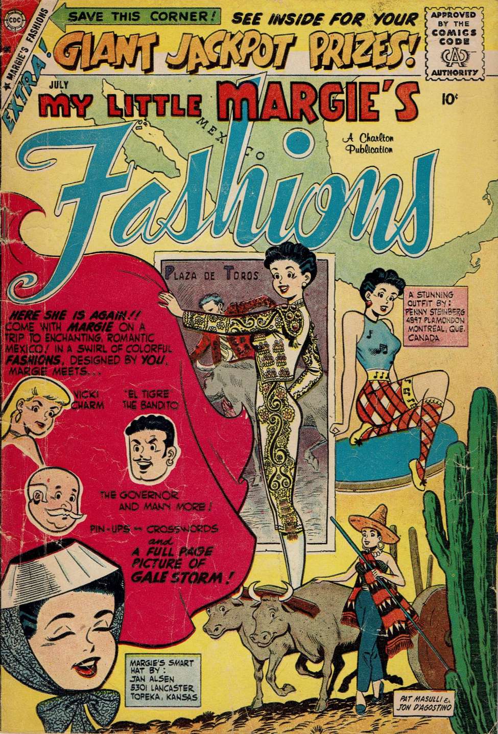 Comic Book Cover For My Little Margie's Fashions 3