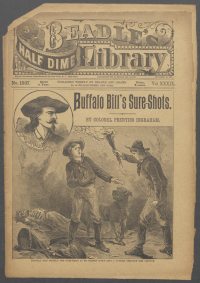 Large Thumbnail For Beadle's Half Dime Library 1007 - Buffalo Bill's Sure-Shots