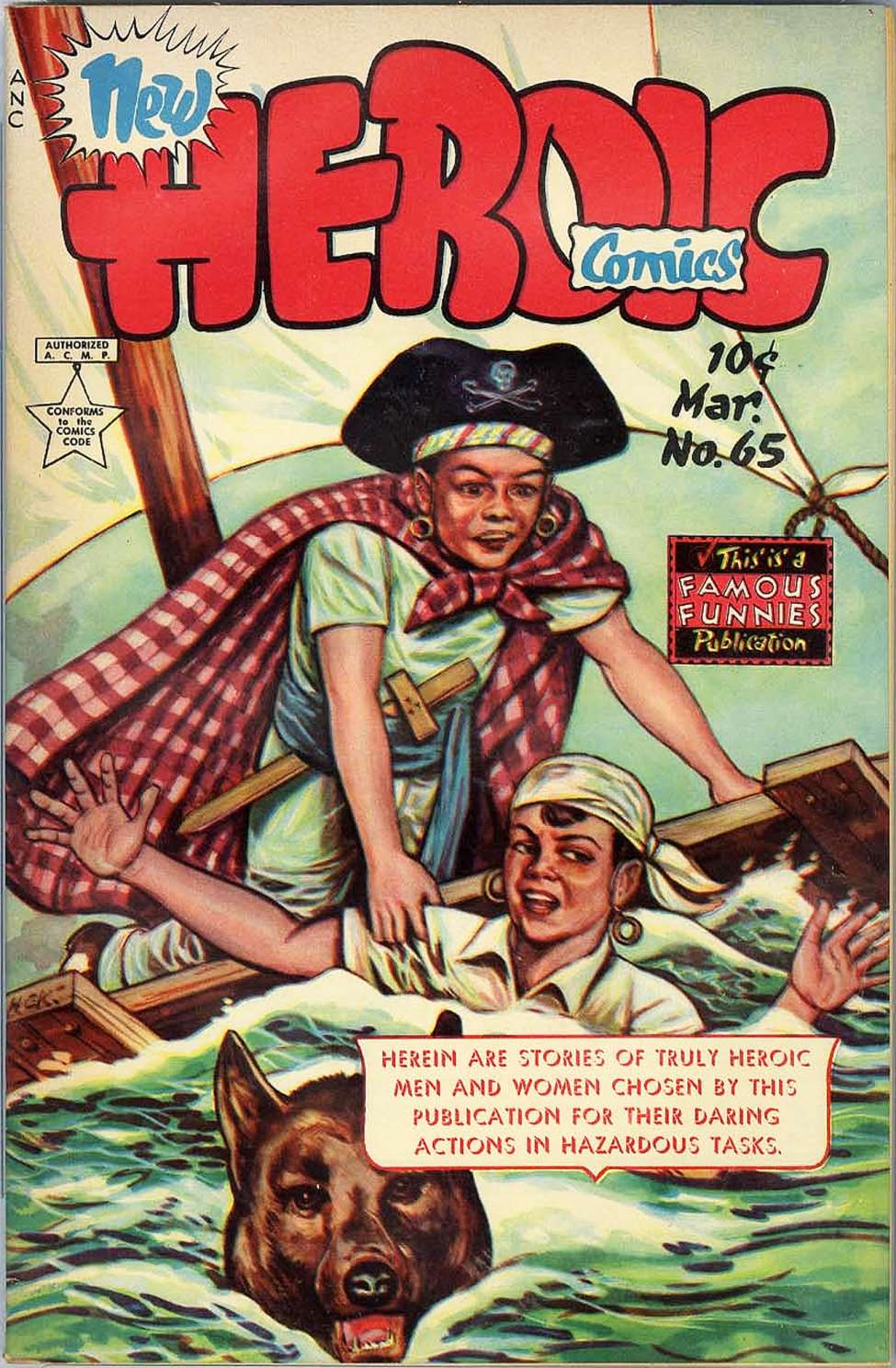 Comic Book Cover For New Heroic Comics 65 - Version 2