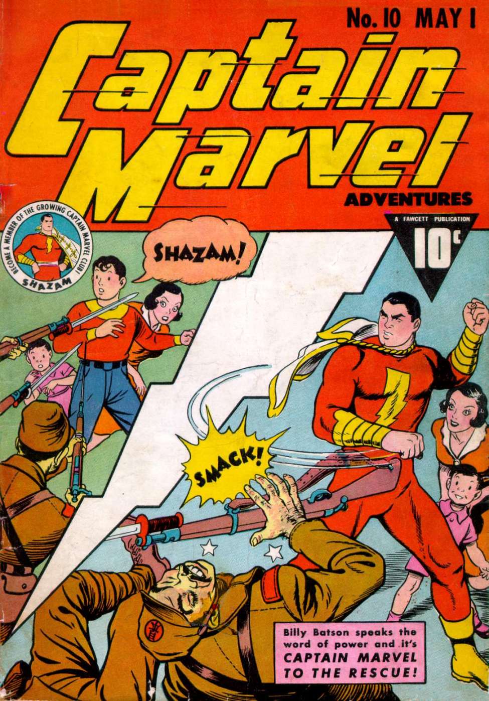 Book Cover For Captain Marvel Adventures 10