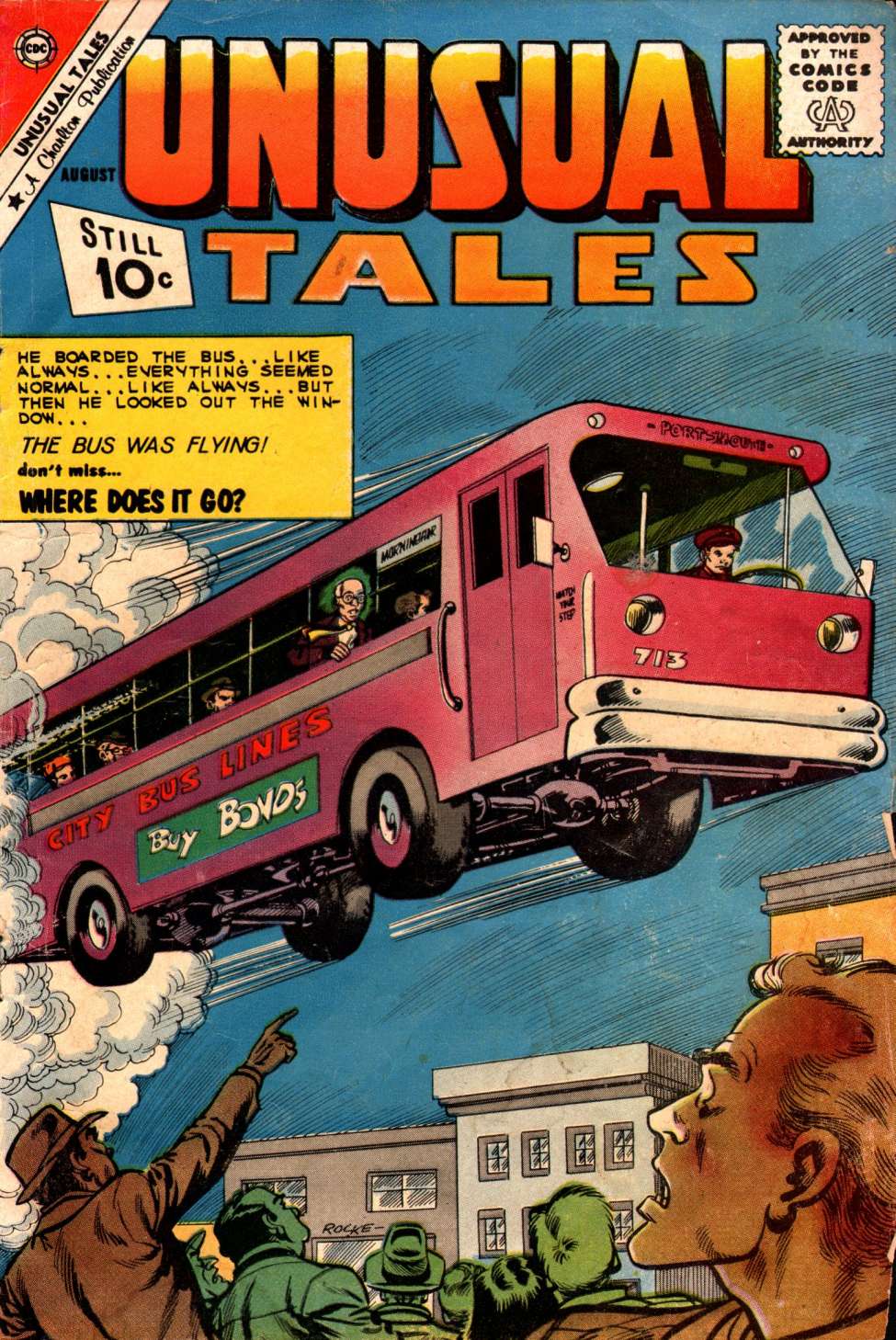 Comic Book Cover For Unusual Tales 29