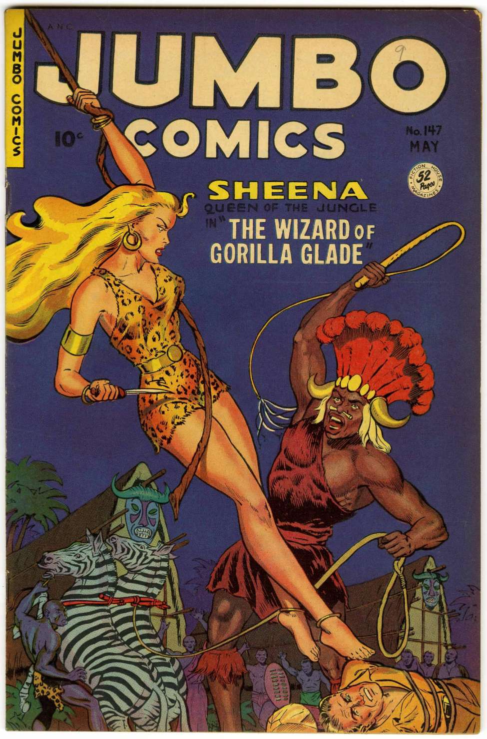 Comic Book Cover For Jumbo Comics 147