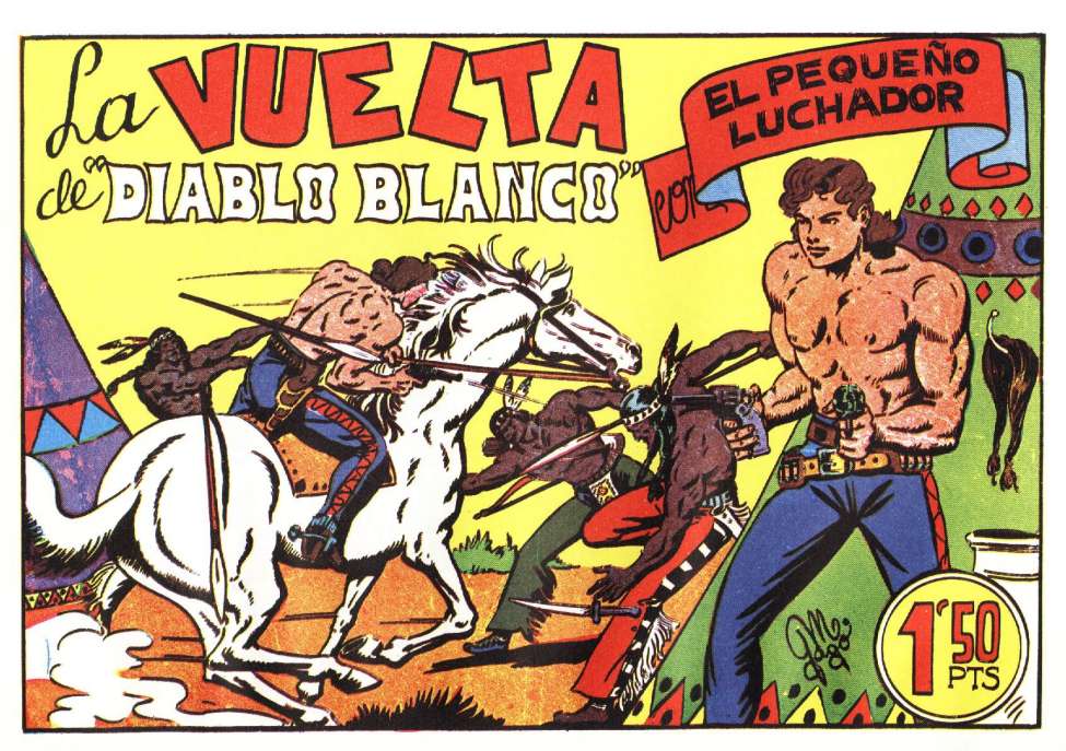 Comic Book Cover For El Pequeno Luchador 23 - La Vuelta De Diablo Blanco