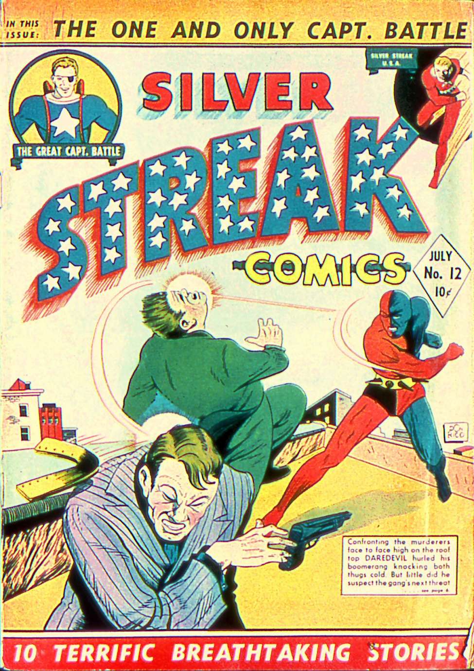 Book Cover For Silver Streak Comics 12 (fiche/paper)