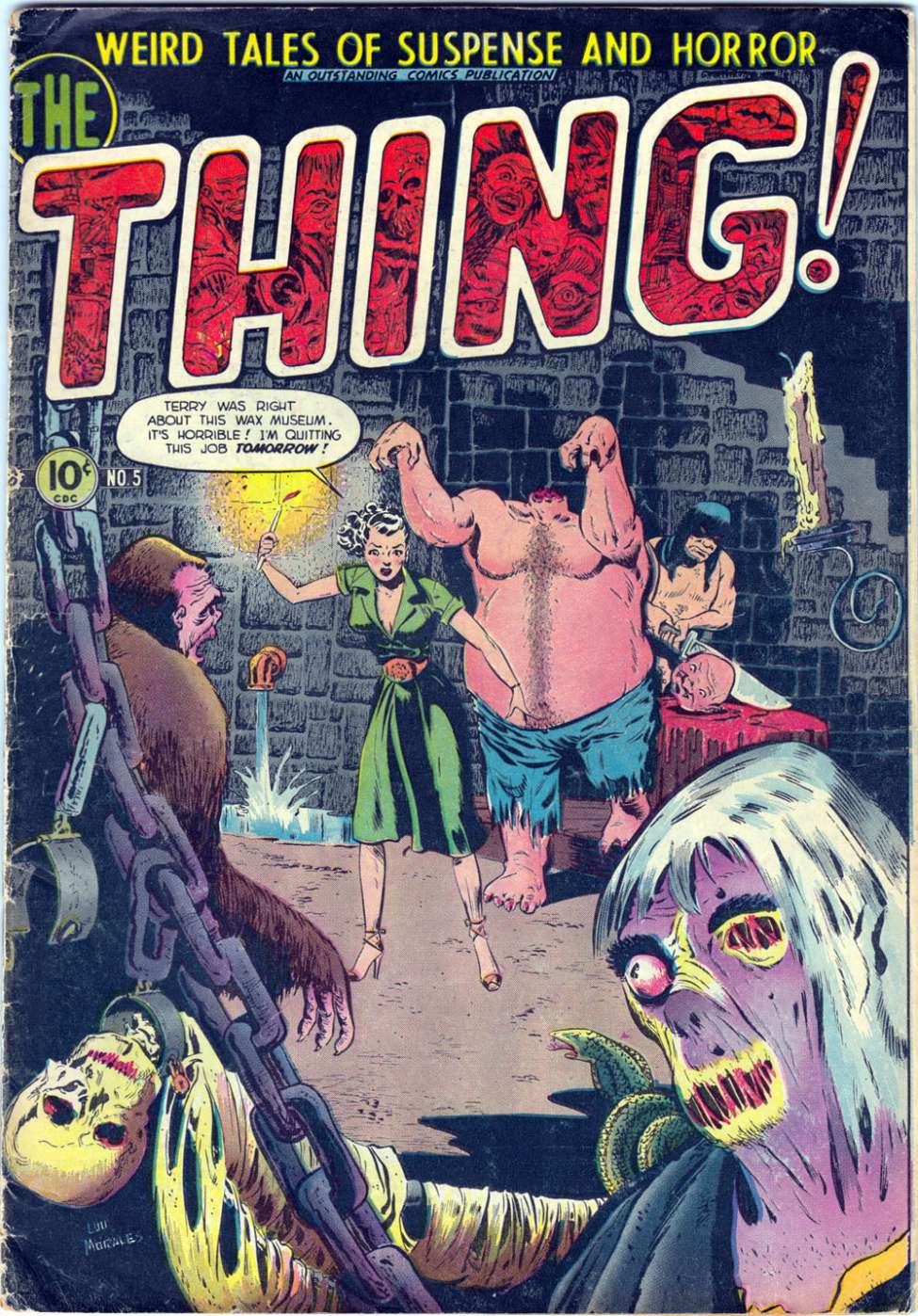 Comic Book Cover For The Thing 5