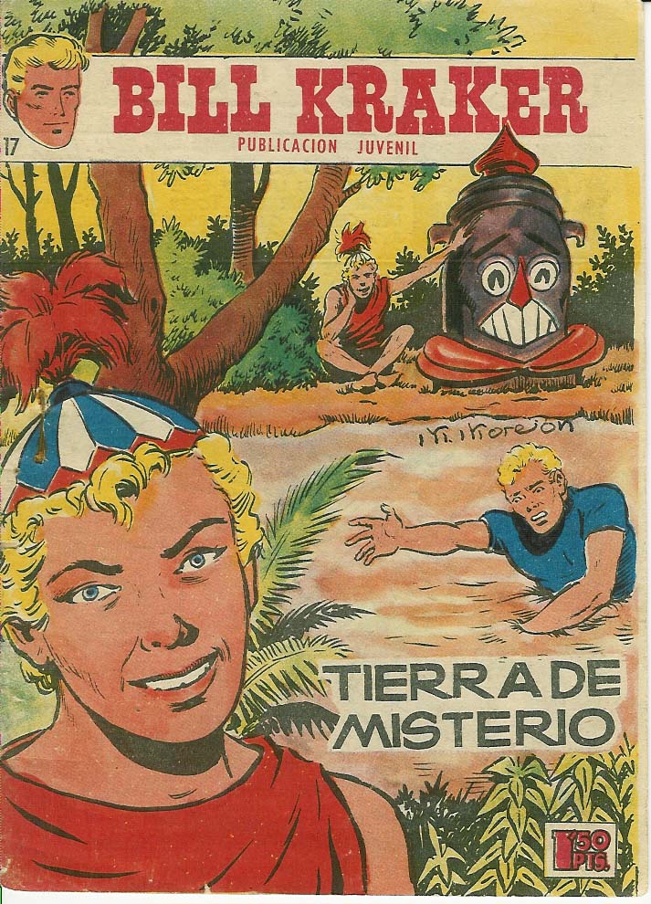 Comic Book Cover For Bill Kraker 17 Tierra de Misterio