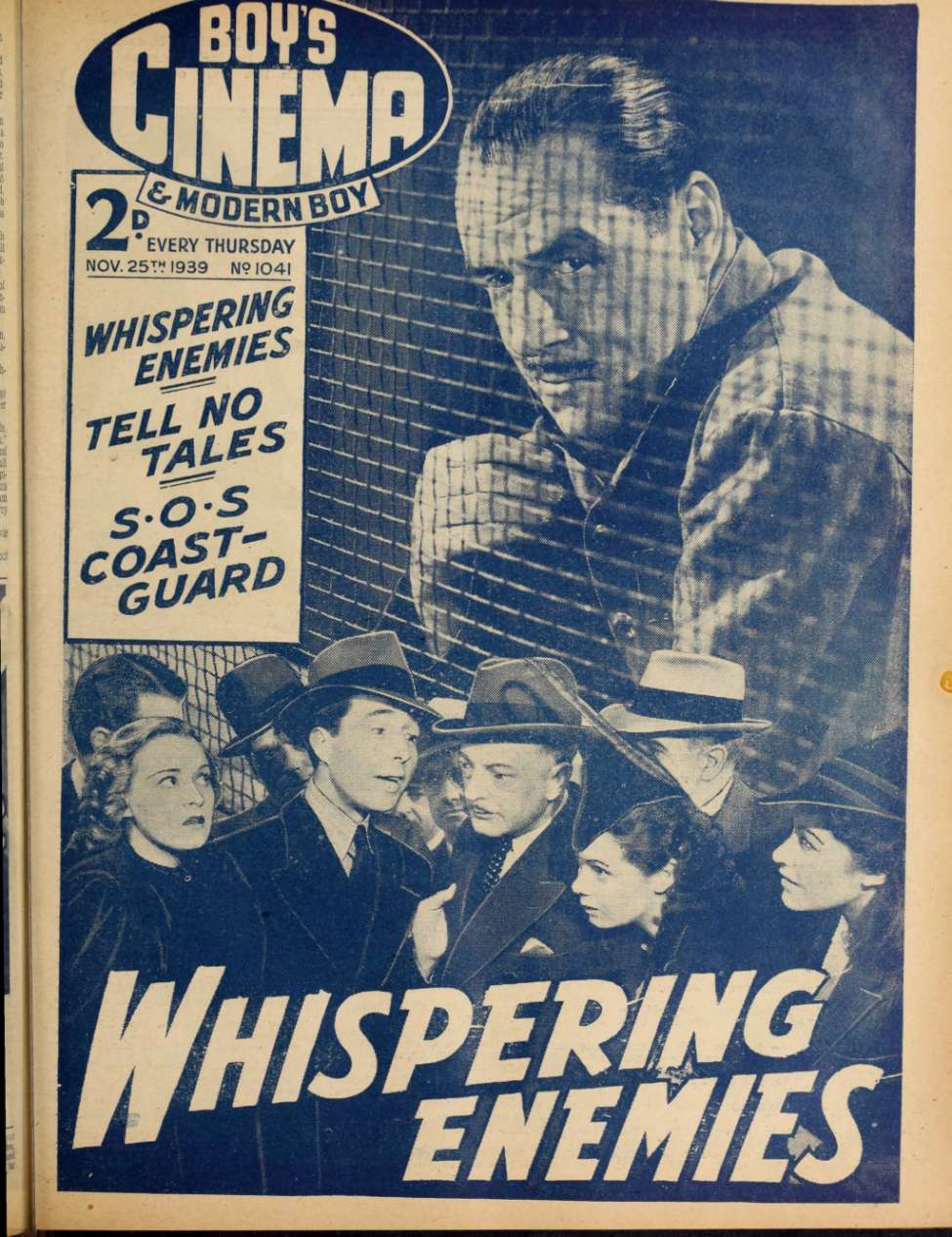 Book Cover For Boy's Cinema 1041 - Whispering Enemies - Jack Holt