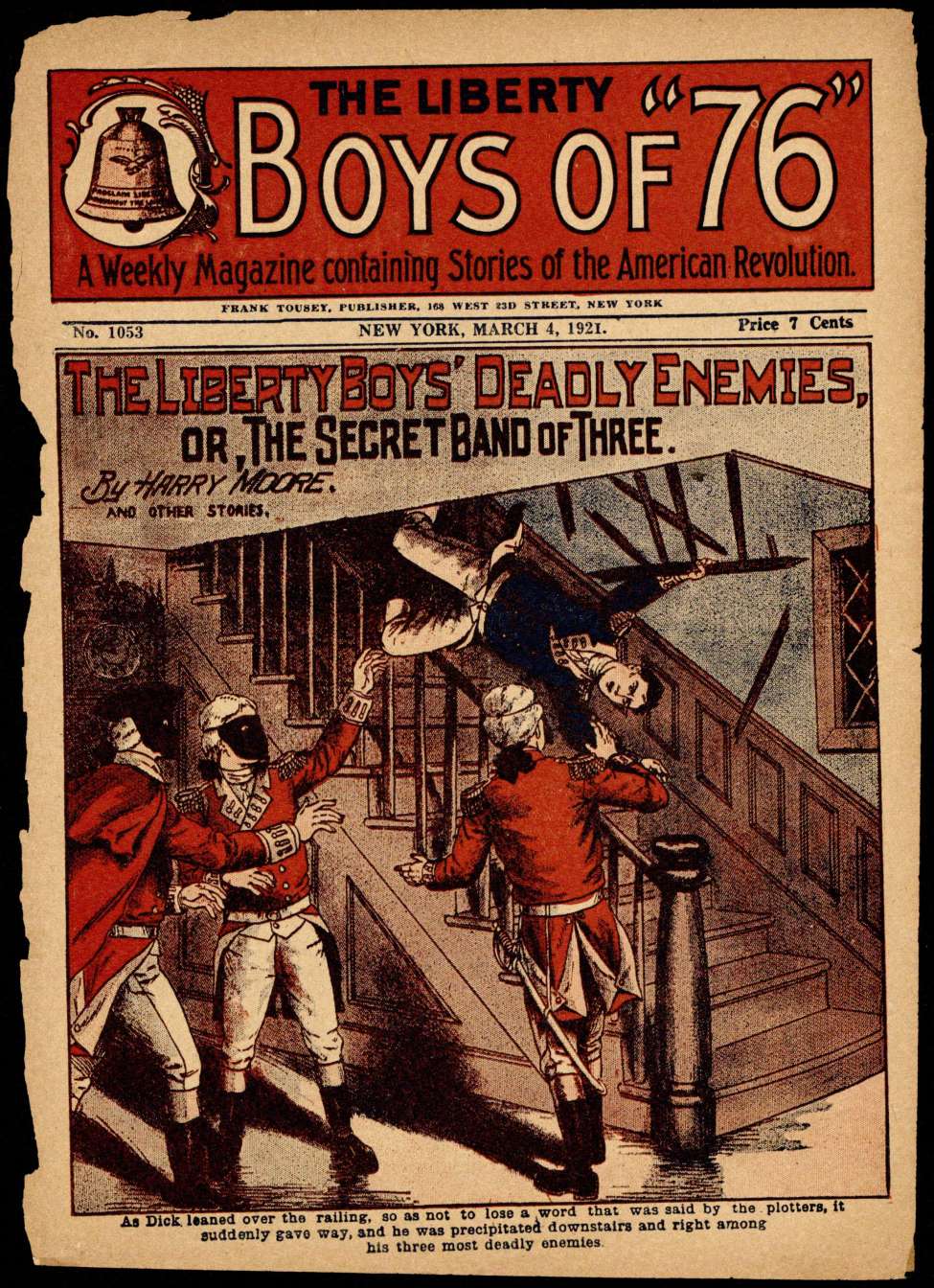 Book Cover For The Liberty Boys of 76 1053 - The Liberty Boys' Deadly Enemies