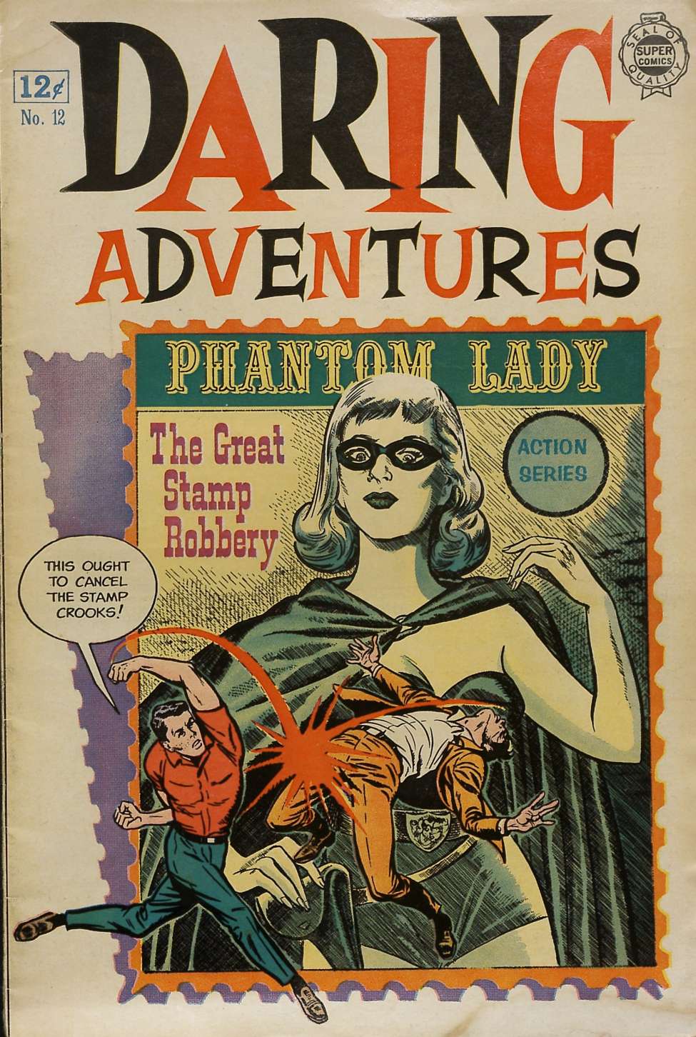 Comic Book Cover For Daring Adventures 12 (alt)