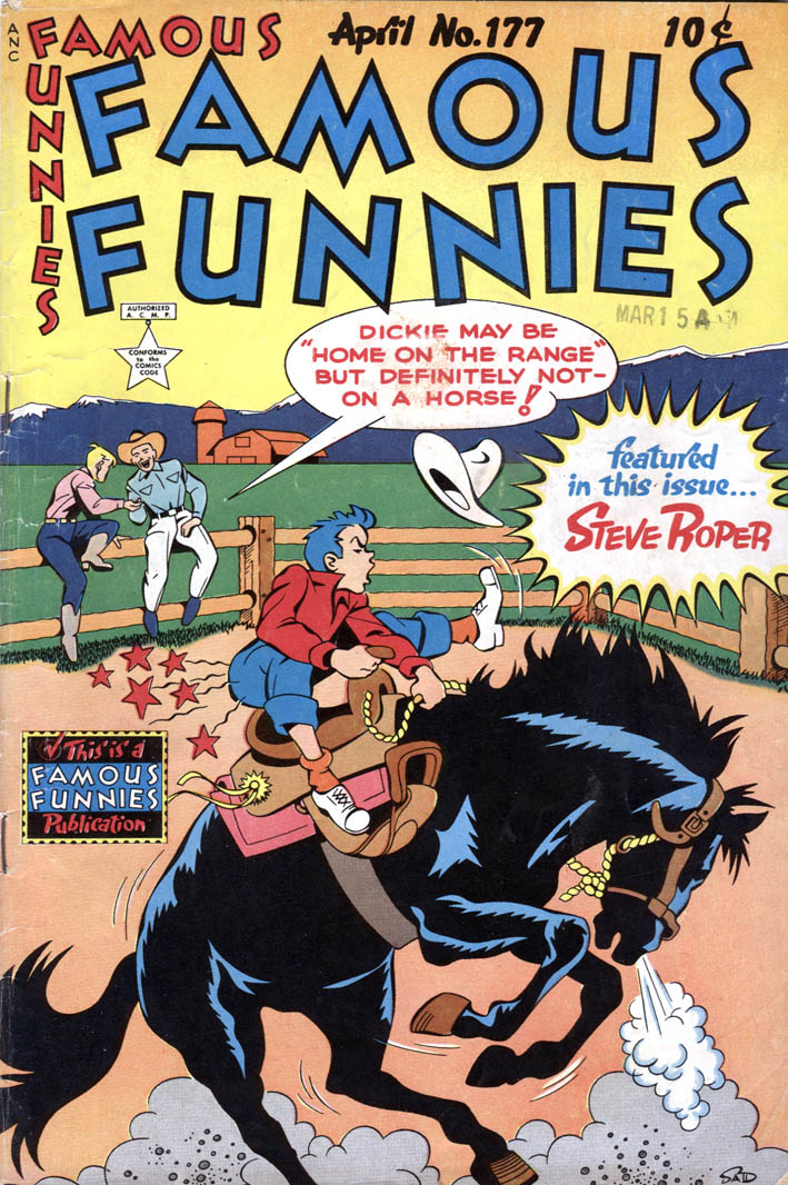 Book Cover For Famous Funnies 177