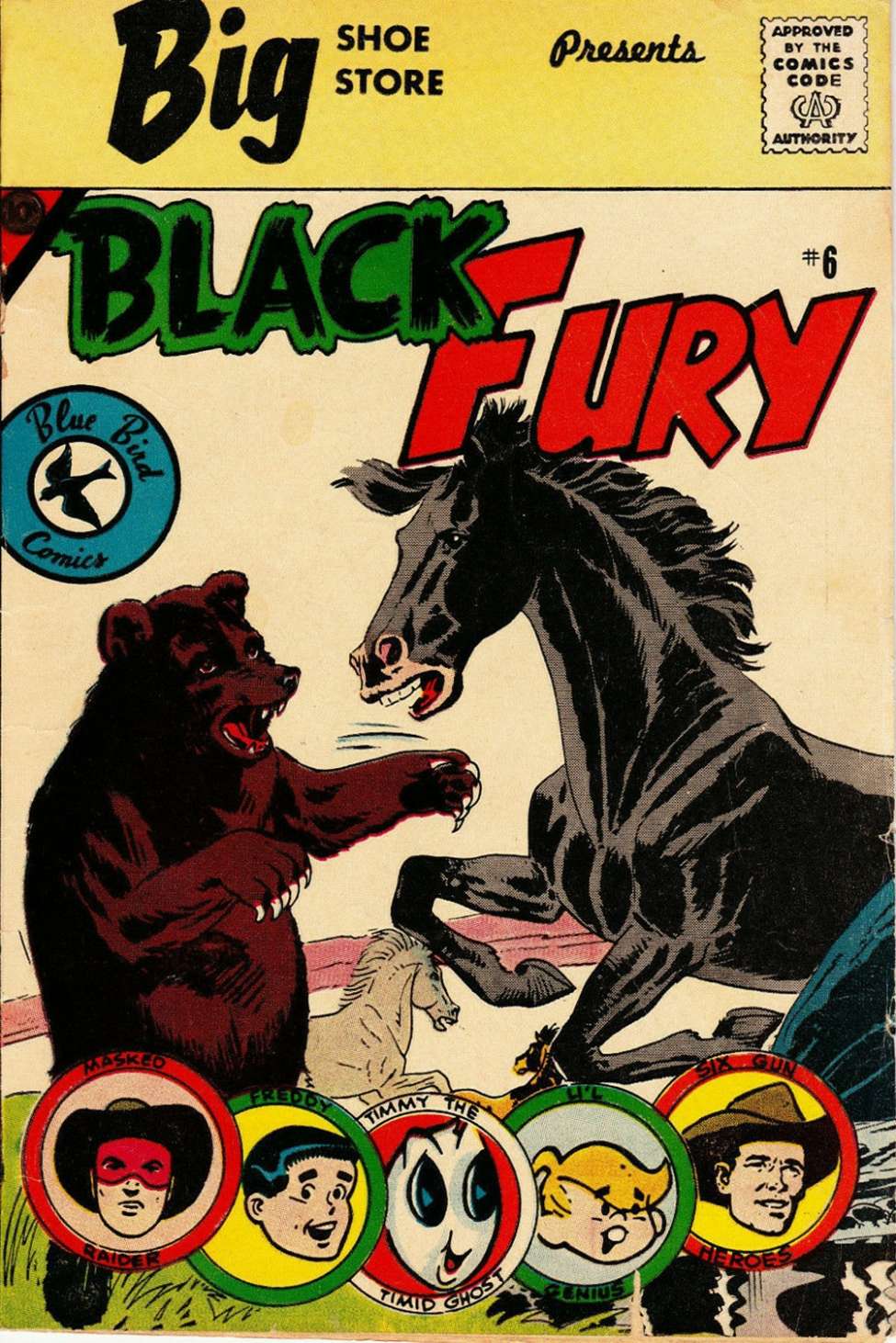 Book Cover For Black Fury 6 (Blue Bird)