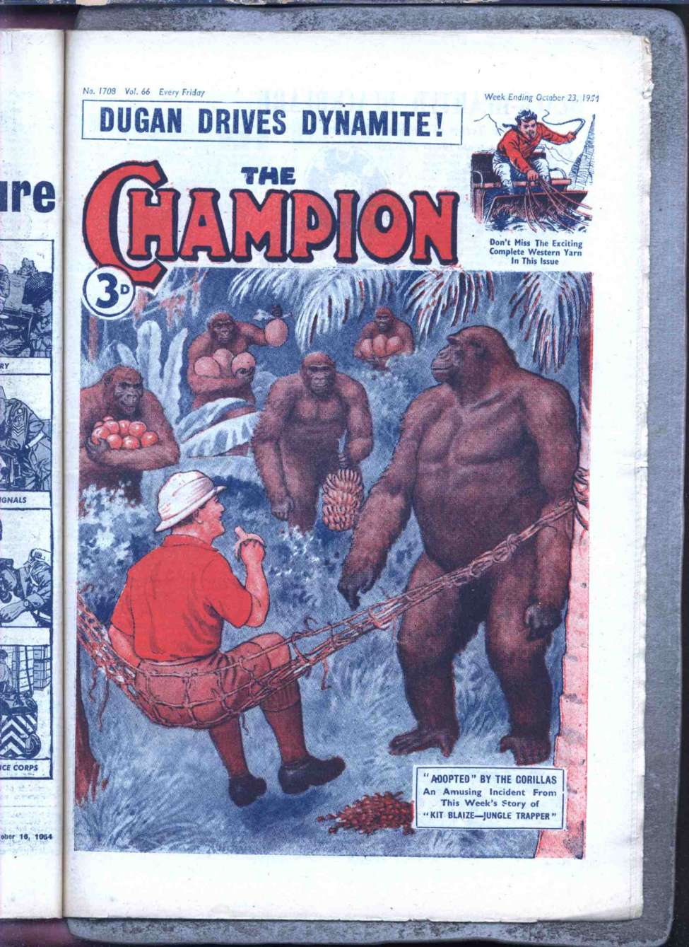 Comic Book Cover For The Champion 1708
