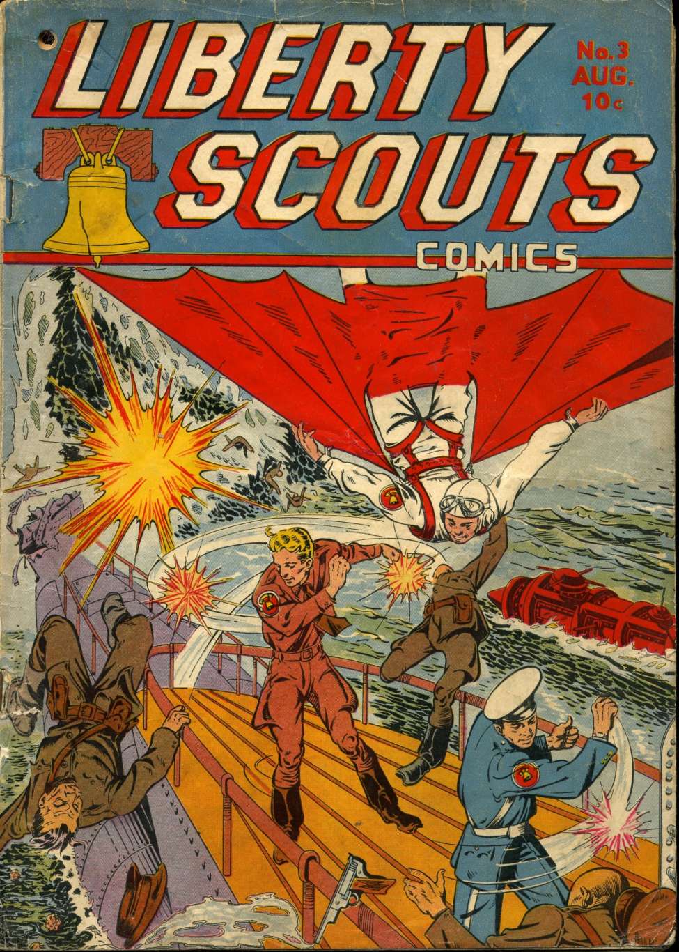 Comic Book Cover For Liberty Scouts 3