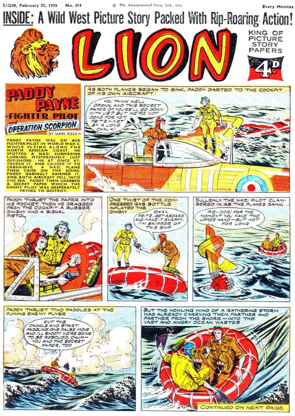 Comic Book Cover For Lion 314