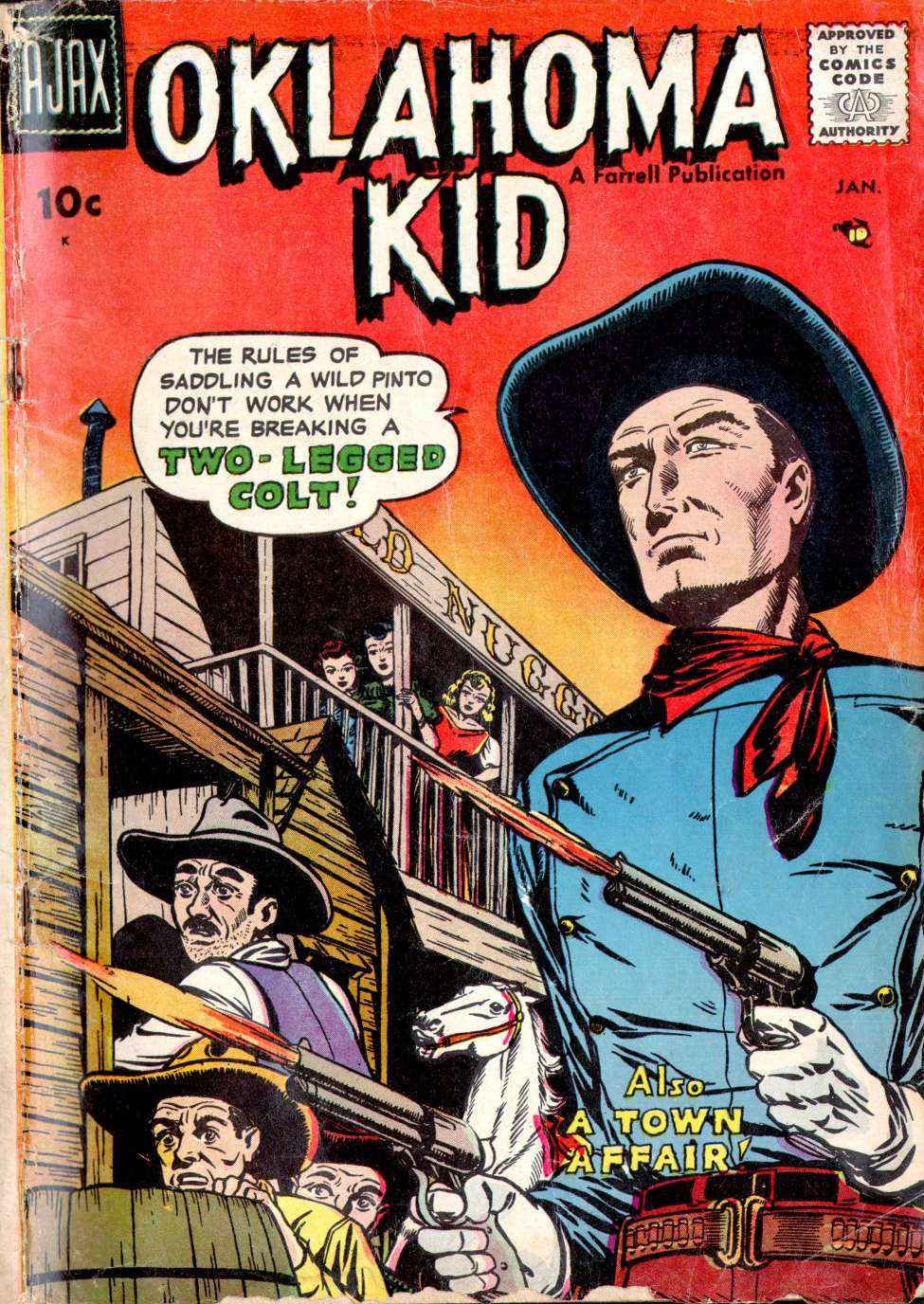Comic Book Cover For Oklahoma Kid 4