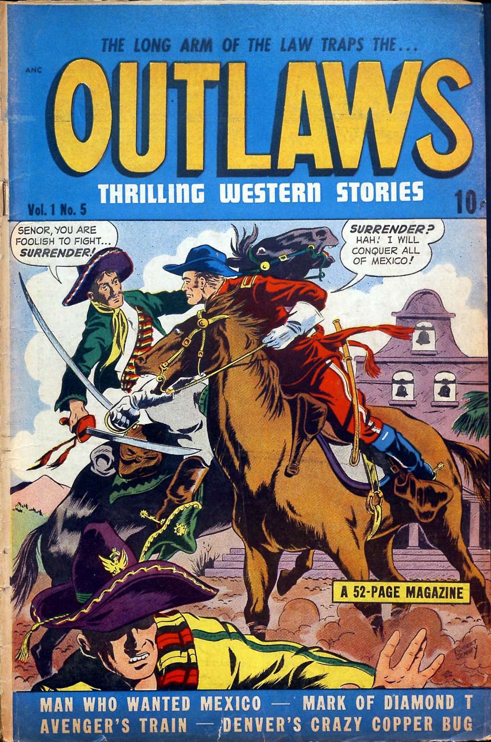 Comic Book Cover For Outlaws 5