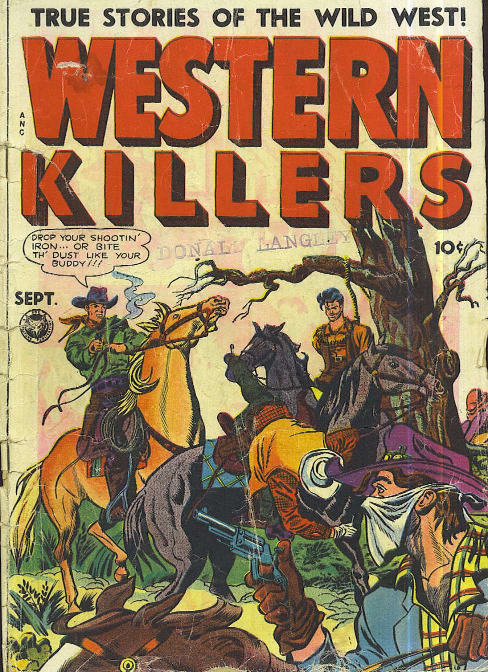 Comic Book Cover For Western Killers 60 - Version 1