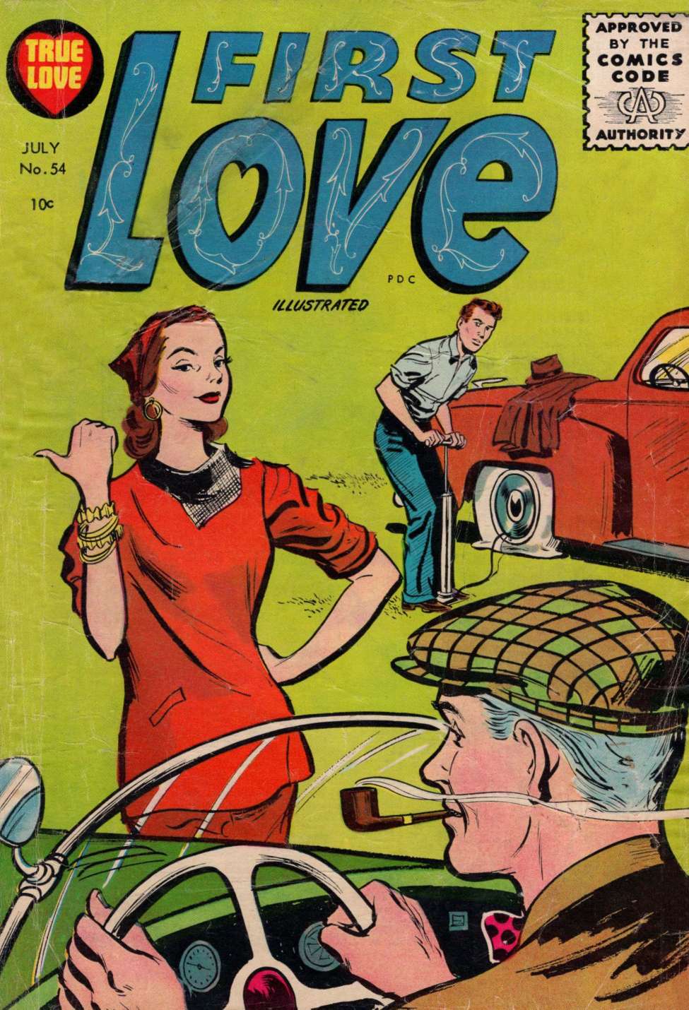 Comic Book Cover For First Love Illustrated 54