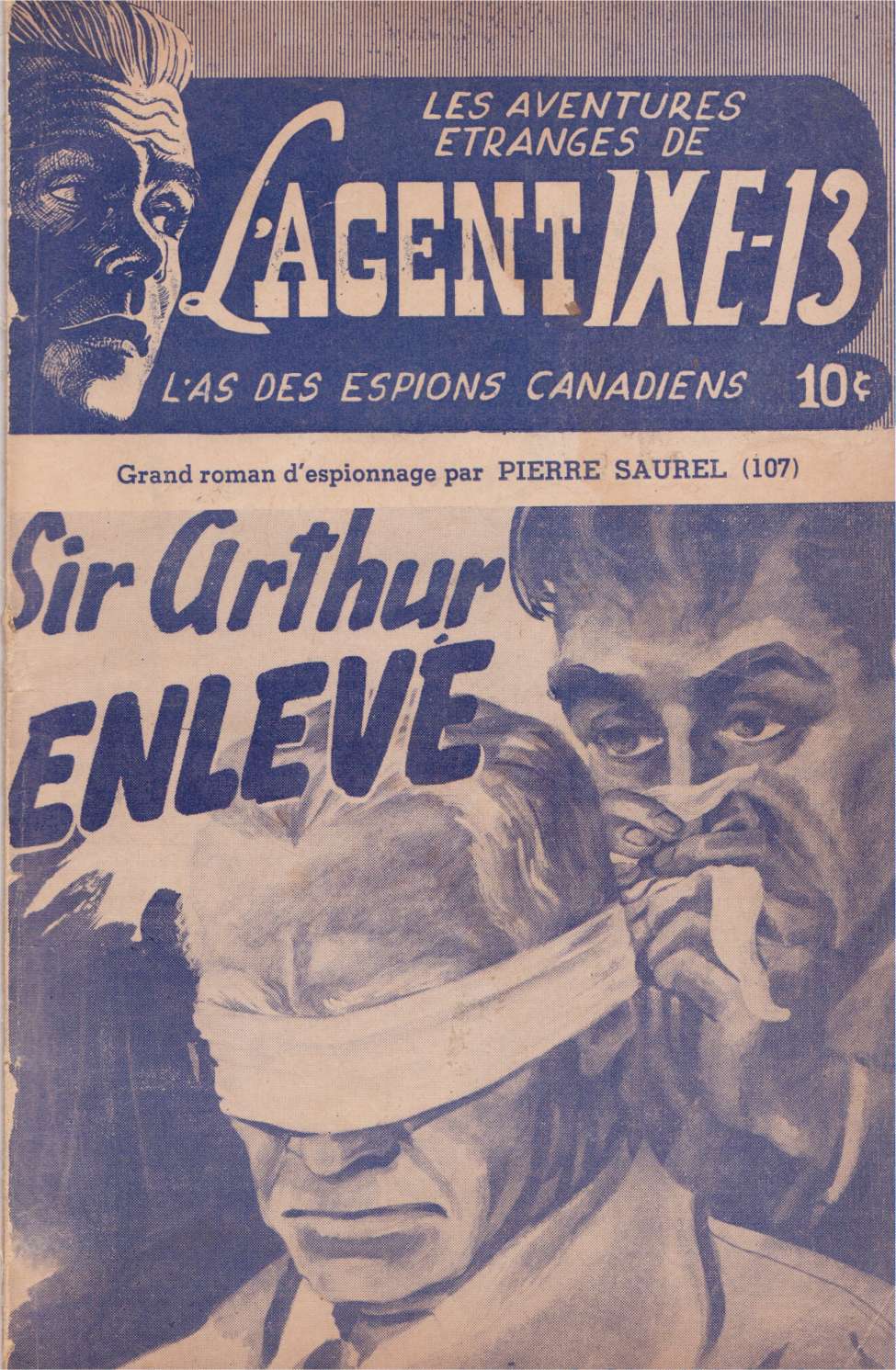 Comic Book Cover For L'Agent IXE-13 v2 107 - Sir Arthur enlevé