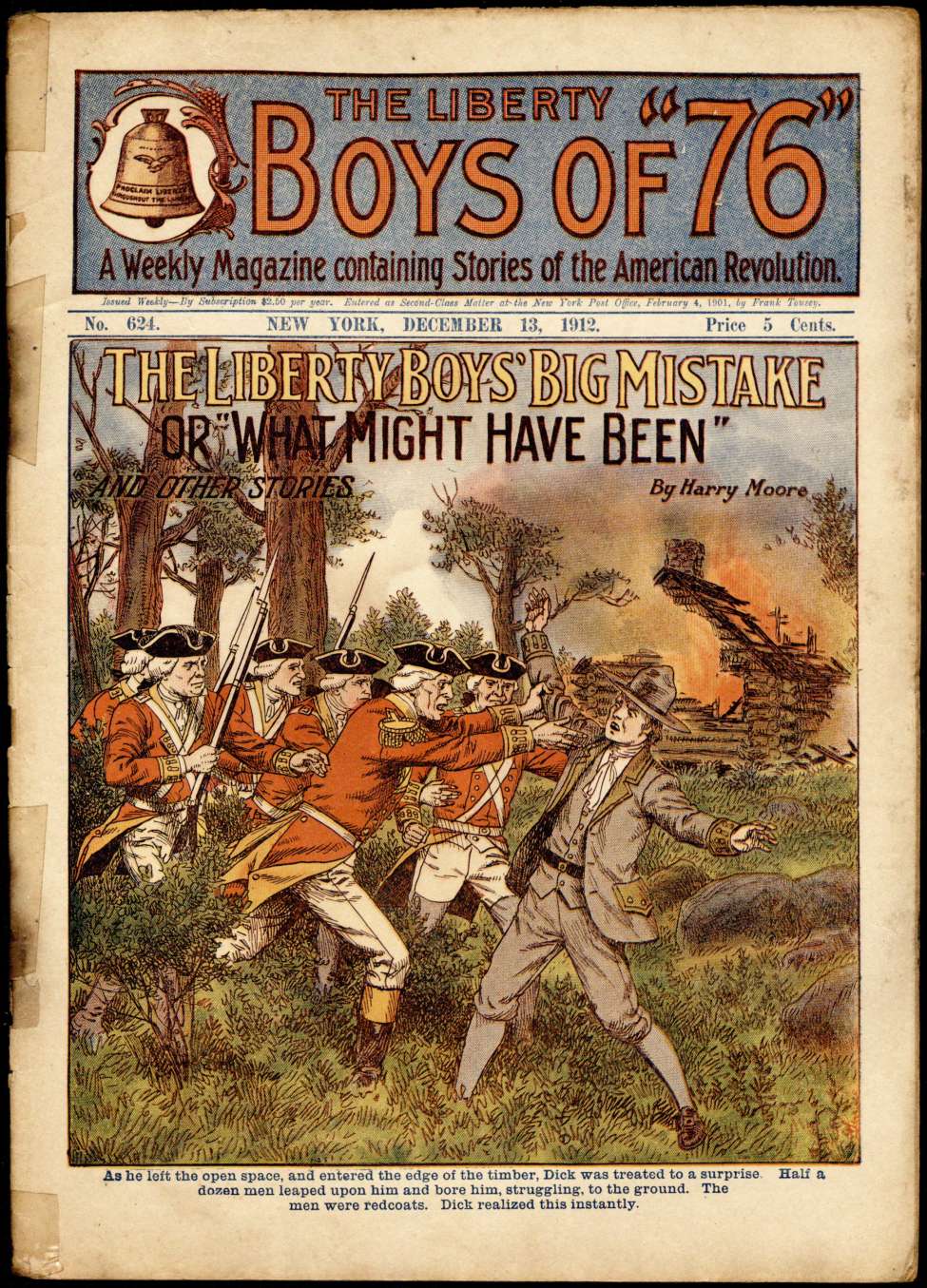 Book Cover For The Liberty Boys of 76 624 - The Liberty Boys' Big Mistake